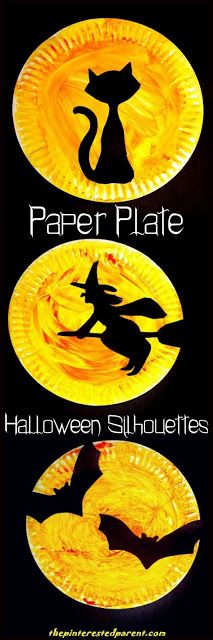 Paper plate halloween Witch