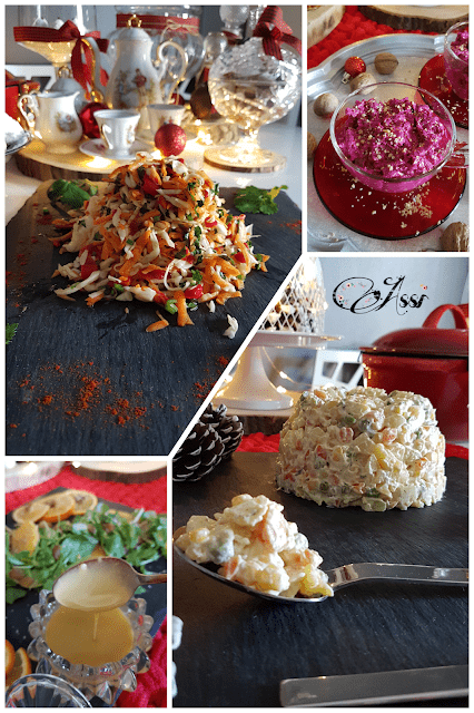 Η Ασημίνα σήμερα μας δίνει τέσσερις υπέροχες συνταγές για τις σαλάτες που θα βρεθούν πάνω στα γιορτινά τραπέζια σας!