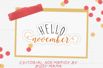 Editorial Νοεμβρίου by busy mama