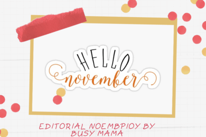 Editorial Νοεμβρίου by busy mama